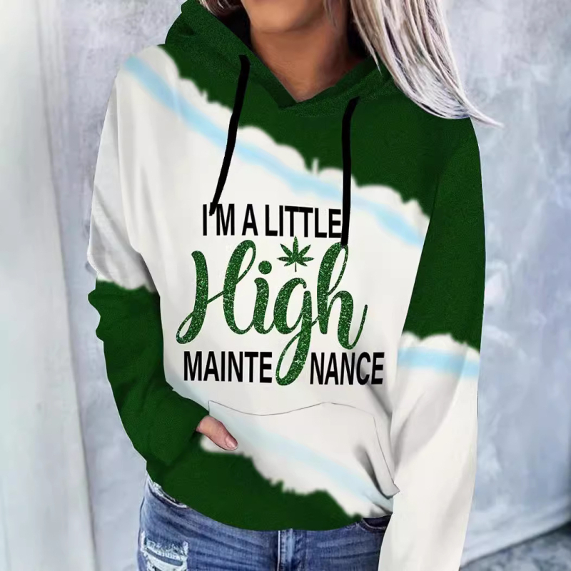 Пуловер суитшърт със 3D букви, мрежеста материя, кръгло деколте, дълги ръкави, Slim Fit