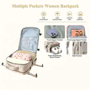 Πολυχρηστιακή σακίδιο ταξιδιού, χωρητικότητας 20–35 L, αδιάβροχο με διαχωρισμό στεγνού/βρεγμένου, συμβατό με φορητό 16 ιντσών, unisex