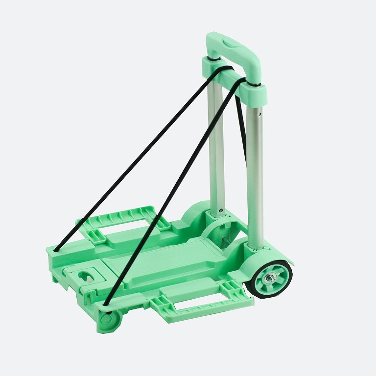 Πτυσσόμενο Καρότσι Αγοράς, Φορητό, PP υλικό, Μέγ. φόρτωση 35 kg, Βάρος 1,6 kg, Επέκταση κάτω πλακέτας