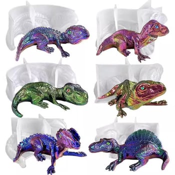 Silikonska forma za dinosaura - 3D Tyrannosaurus rex bebin privjesak DIY živice