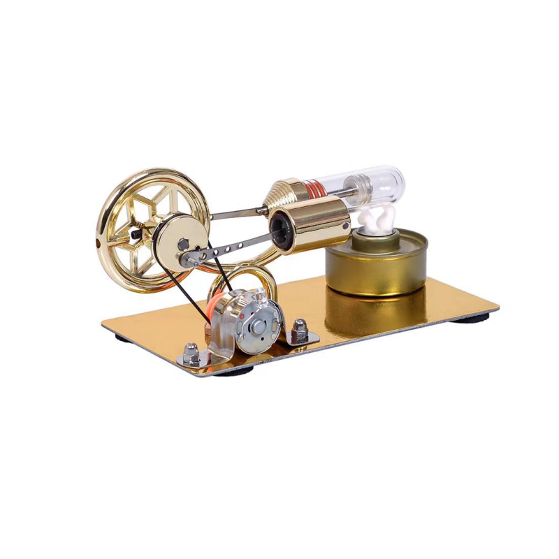 Μοντέλο κινητήρα Stirling — παιχνίδι με μεταλλική κατασκευή, εκπαιδευτικό επιστημονικό πακέτο για ηλικίες 7–14