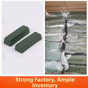 Πάστα ακονίσματος μαχαιριών με κερί γυαλισμού σε καθρέφτη, μπλοκ κεριού και λάδι ακονίσματος για μαχαίρια κοπής και δέρματος