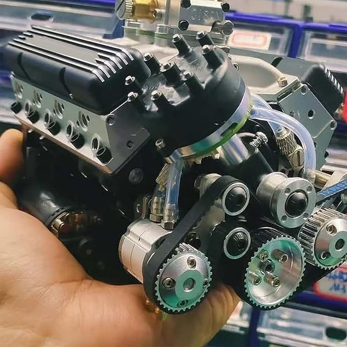 V8 двигател от смола - орнамент за домашен и офисен декор