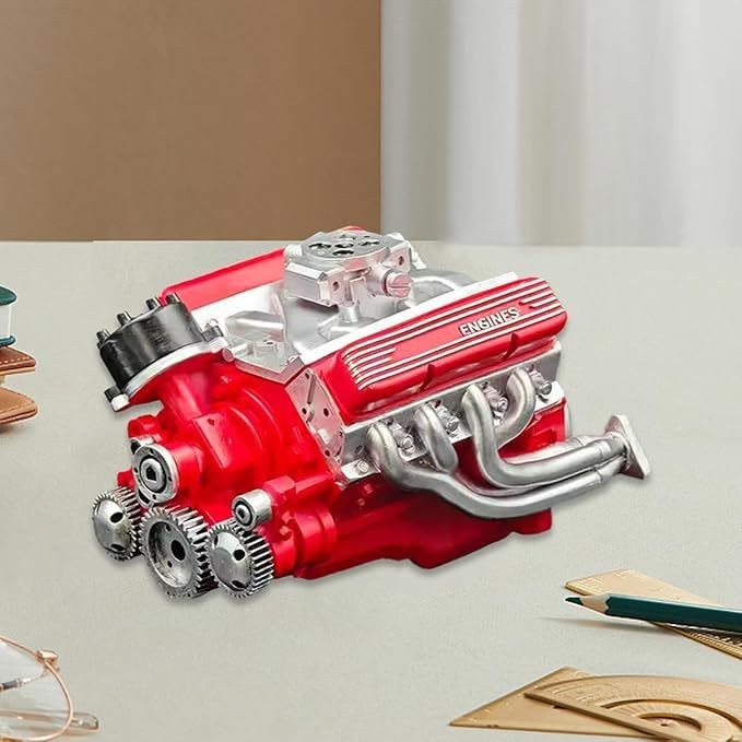 V8 двигател от смола - орнамент за домашен и офисен декор