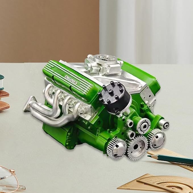 V8 двигател от смола - орнамент за домашен и офисен декор