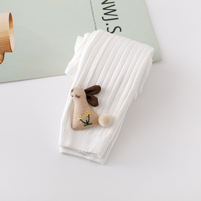 Vaikų mergaitėms aukšto liemens leginsai, vienodos spalvos raštas, medvilnė 80%, vidutinio storio, pavasariui ir rudeniui, 3–8 metų amžiui