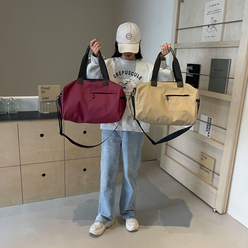 Torba za kratka putovanja preko ramena s odjeljkom za suho/mokro, 20–35 L, Oxford tkanina, ultra lagana, prozračna, vodootporna