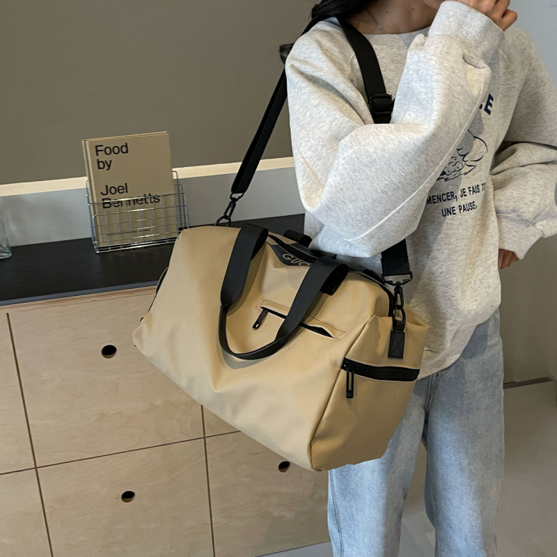 Torba za kratka putovanja preko ramena s odjeljkom za suho/mokro, 20–35 L, Oxford tkanina, ultra lagana, prozračna, vodootporna