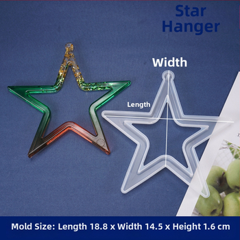 Καλούπι σιλικόνης για ρητίνη – Χριστουγεννιάτικα κρεμαστά, μη συμμετρικό σχήμα, Χριστουγεννιάτικη θεματολογία, φόρμα για κέικ