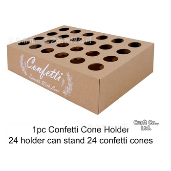 Svoda Сватбен държач за хартиени конуси - хартиени конуси, ретро стил, креативен подарък