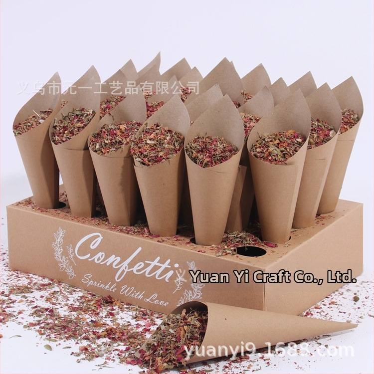 Svoda Сватбен държач за хартиени конуси - хартиени конуси, ретро стил, креативен подарък