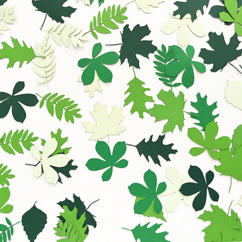 Κομφετί σε σχήμα φύλλου από χαρτί, 100 τεμάχια, για διακόσμηση γενεθλίων και διαμόρφωση χώρου εκδήλωσης