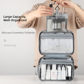 Τσαντάκι μακιγιάζ από PU δέρμα, κυβική μορφή, φορητό και αδιάβροχο, με αξιόπιστο κλείσιμο, κατάλληλο για τοίχο και ευέλικτη αποθήκευση μακιγιάζ και καλλυντικών (Μοντέλο 13550C)