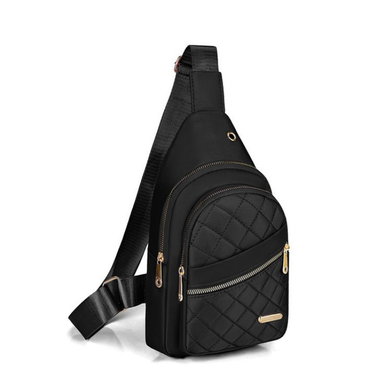 Ženska crossbody torba s rombo prešivanjem, vodootporna, gradski minimalistički stil, zatvarač, podstava od poliestra, pogodna za svakodnevnu upotrebu