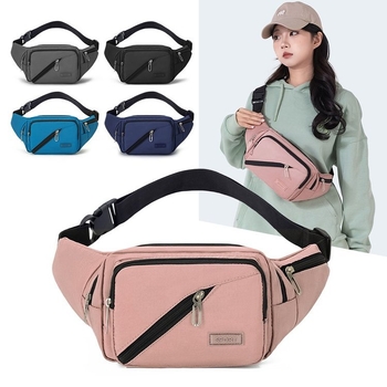 Pásová taška pre mužov v minimalistickom a luxusnom štýle, z Oxfordovej tkaniny, vhodná na voľnočasové cestovanie