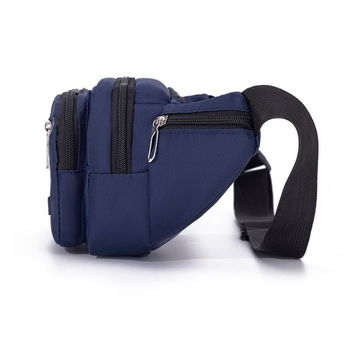 Pásová taška pre mužov v minimalistickom a luxusnom štýle, z Oxfordovej tkaniny, vhodná na voľnočasové cestovanie