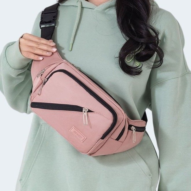 Pásová taška pre mužov v minimalistickom a luxusnom štýle, z Oxfordovej tkaniny, vhodná na voľnočasové cestovanie