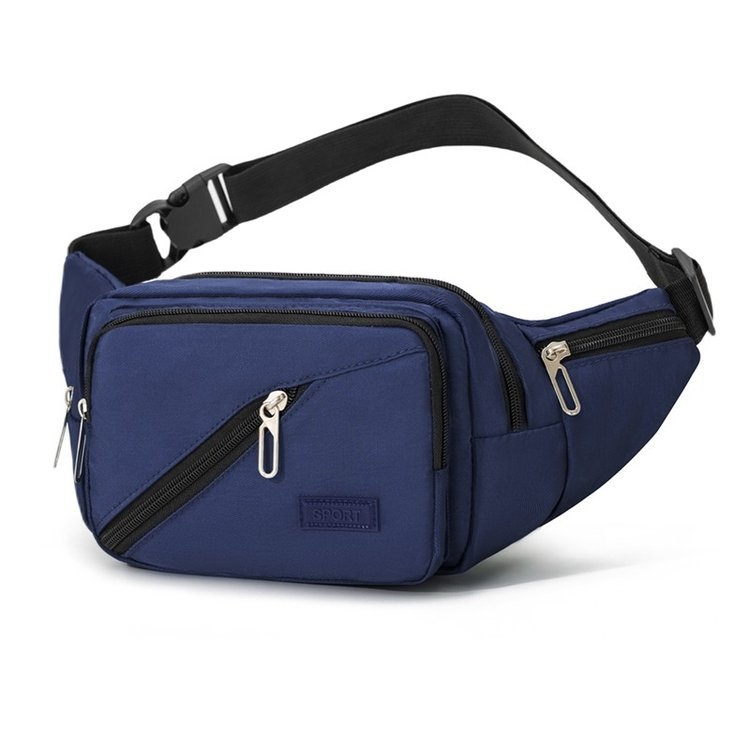 Pásová taška pre mužov v minimalistickom a luxusnom štýle, z Oxfordovej tkaniny, vhodná na voľnočasové cestovanie