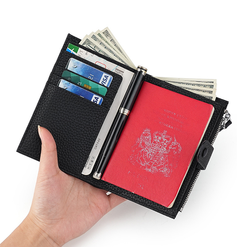 Pases maku — īsta āda, pirmā slāņa liellopa āda, mikrošķiedras oderējums, Qingyu, vienkrāsains raksts, biznesa stils