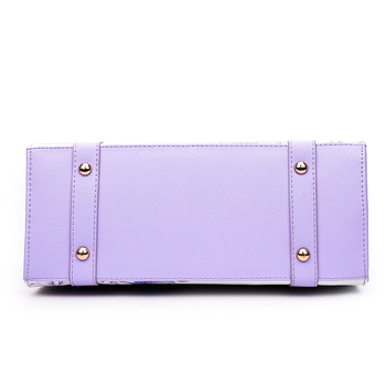 Дамска чанта Tote с флорален мотив, PU материал, малък квадратен дизайн, с цип за затваряне, вътрешни джобове: цип джоб, джоб за телефон, джоб за лична карта