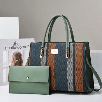 Дамска PU чанта през рамо – градски минималистичен стил, голям капацитет, хоризонтална квадратна форма, цип за отваряне, полиестерна подплата