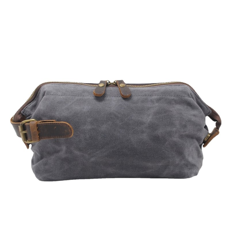 Férfi clutch vászonból, vízálló, csíkos minta, pamut bélés, modell 9161