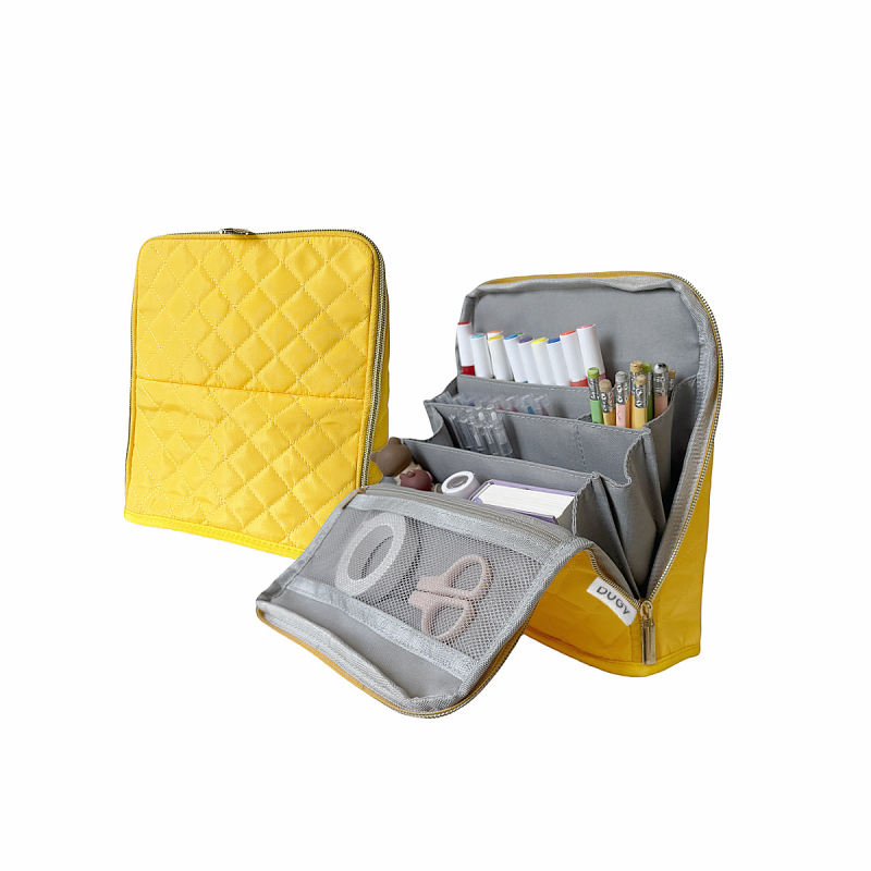 Мултифункционална чанта за съхранение: козметика и канцеларски принадлежности, вертикална конструкция, полиестер, обща употреба, корейски стил