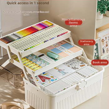 Κουτί εργαλείων για μαθητή-καλλιτέχνη, φορητό γραφείο για σχέδια, μοντέλο 985, κατάλληλο για αποθήκευση στο αυτοκίνητο, χωρίς συναρμολόγηση, σχέδιο 69850