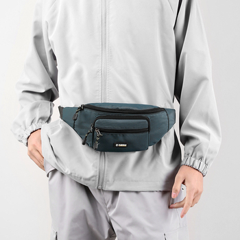 Мъжка чанта за гърдите в урбан стил, найлонова, дишаща, за свободно пътуване през лятото 2024