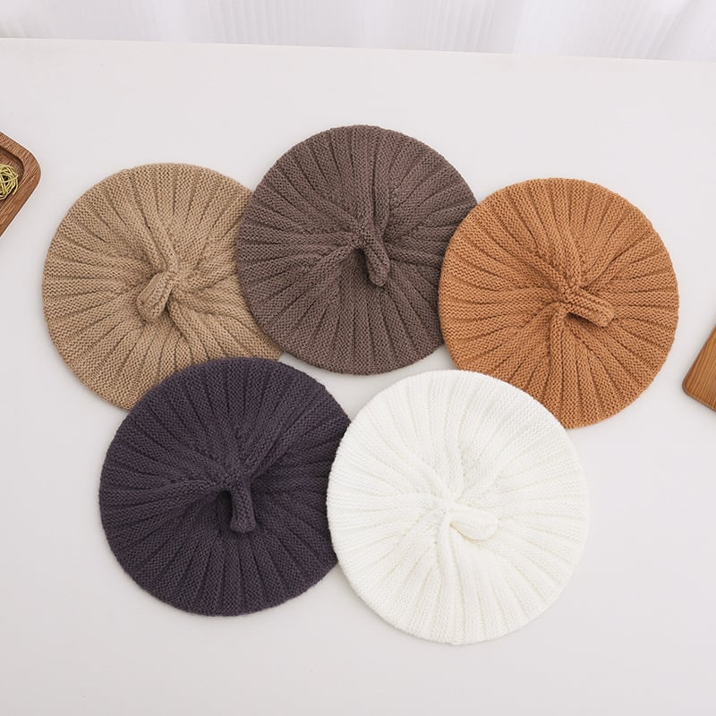 Baba kötött beret - Akril 100%, Tél 2024, Légáteresztő, Meleg, Szélálló