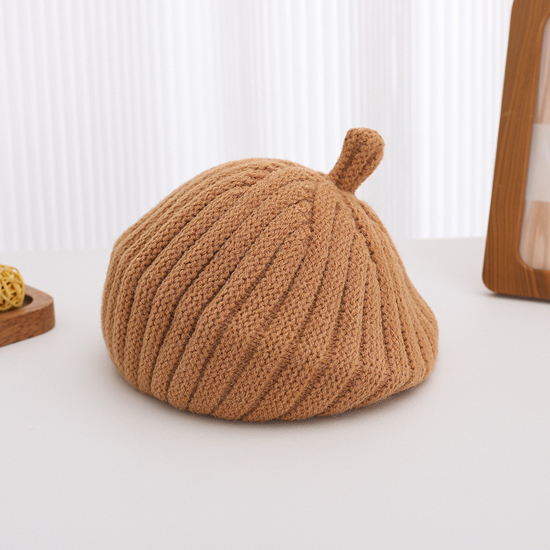 Baba kötött beret - Akril 100%, Tél 2024, Légáteresztő, Meleg, Szélálló