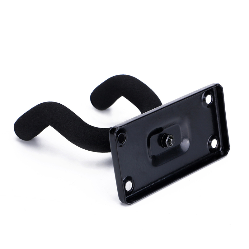 Cuier de perete pentru chitară cu bază pătrată, metal + tub spumă, model PD-10, potrivit pentru chitară, ukulele și bas