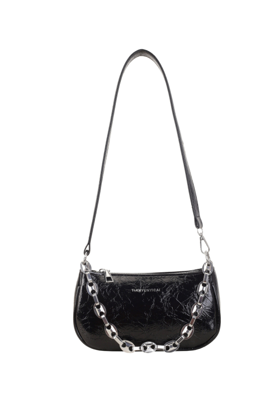 Crossbody torba kvadratnog oblika, PU materijal, zatvarač, unutarnji džep, podstava od poliestera