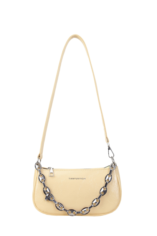 Crossbody torba kvadratnog oblika, PU materijal, zatvarač, unutarnji džep, podstava od poliestera