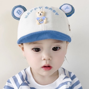 Dječja baseball kapa s kratkim šiltom, kupolasti vrh, zaštita od sunca, prozračna, otporna na vjetar, za uzrast 0–2 godine