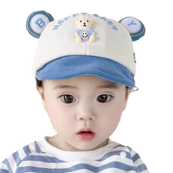 Dječja baseball kapa s kratkim šiltom, kupolasti vrh, zaštita od sunca, prozračna, otporna na vjetar, za uzrast 0–2 godine