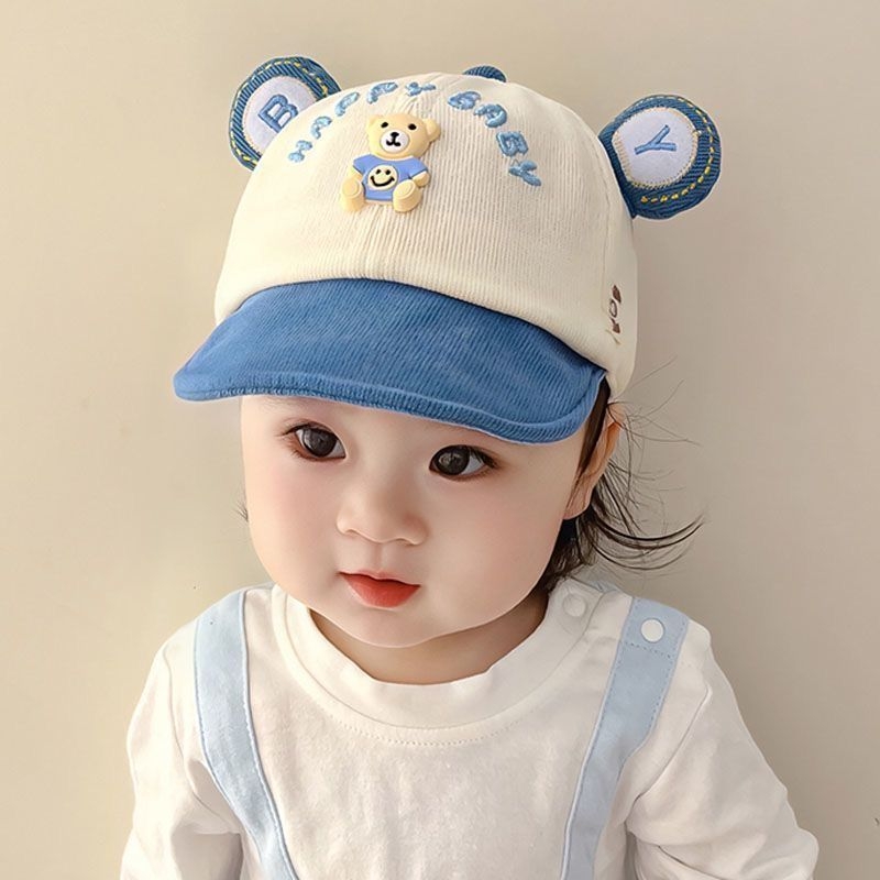 Dječja baseball kapa s kratkim šiltom, kupolasti vrh, zaštita od sunca, prozračna, otporna na vjetar, za uzrast 0–2 godine