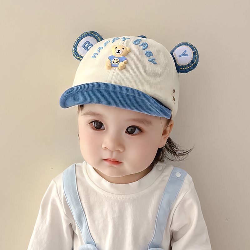 Dječja baseball kapa s kratkim šiltom, kupolasti vrh, zaštita od sunca, prozračna, otporna na vjetar, za uzrast 0–2 godine