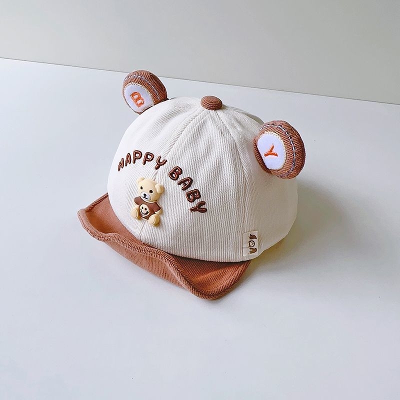 Dječja baseball kapa s kratkim šiltom, kupolasti vrh, zaštita od sunca, prozračna, otporna na vjetar, za uzrast 0–2 godine