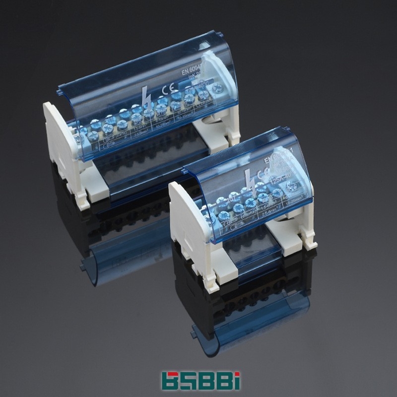 UKK paskirstymo dėžė, aukštos galios, gryna vario neutrali terminālė dėžė, modeliai 207/211/215/407/411/415, paskirstymo skydui