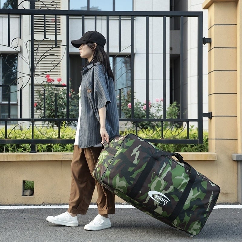 Duffle torba s kotačićima za pohranu deke, kapacitet 20-35 L, materijal Oxford