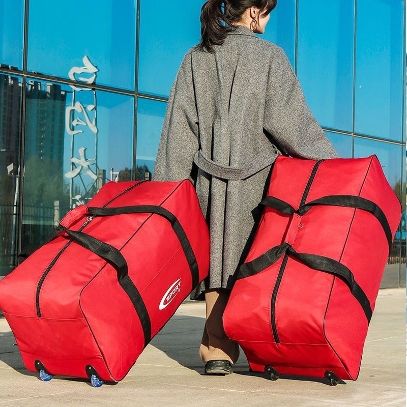 Duffle torba s kotačićima za pohranu deke, kapacitet 20-35 L, materijal Oxford
