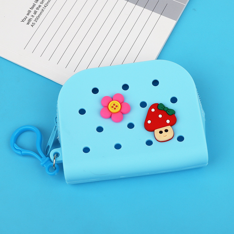 Portofel din silicon pentru copii, design DIY detașabil, impermeabil, pentru grădiniță