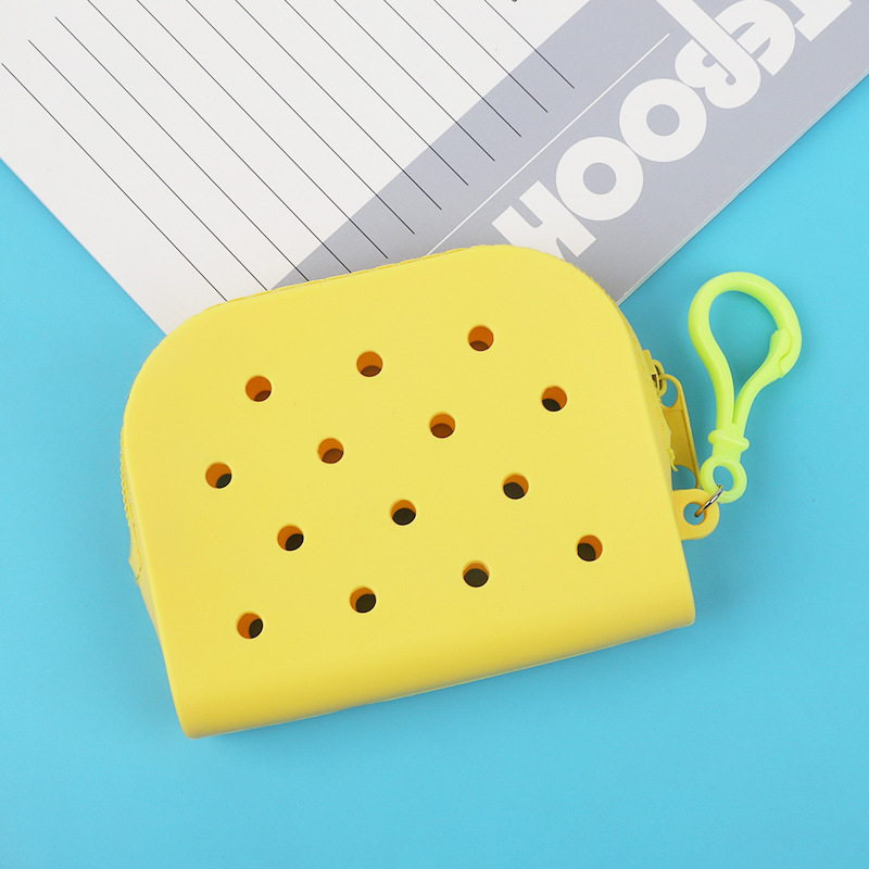 Portofel din silicon pentru copii, design DIY detașabil, impermeabil, pentru grădiniță