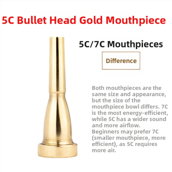 Мундщук за етнически духови инструменти, меден, опакован в хартиена кутия