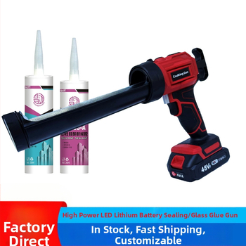 LED електрически пистолет за лепило, литиева батерия, 21V, за лепило за стъкло и твърдо лепило