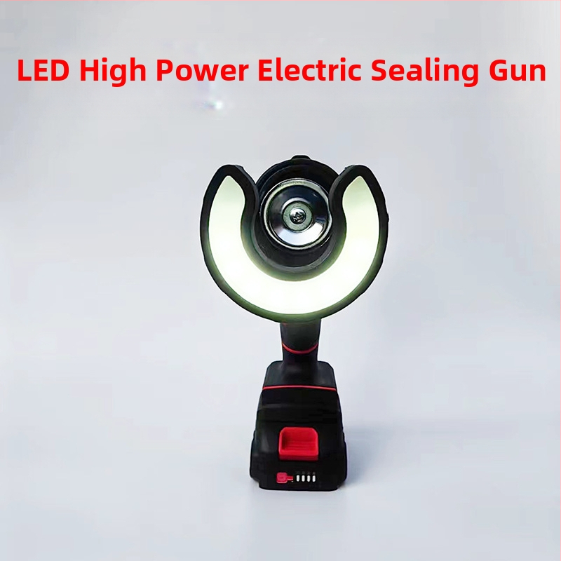 LED електрически пистолет за лепило, литиева батерия, 21V, за лепило за стъкло и твърдо лепило
