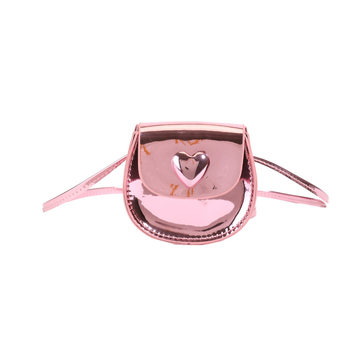 Детска чанта мини седло от PU кожа, за момичета, ежедневна употреба, издръжлива и лека, подплата от синтетична кожа, стил свеж и сладък