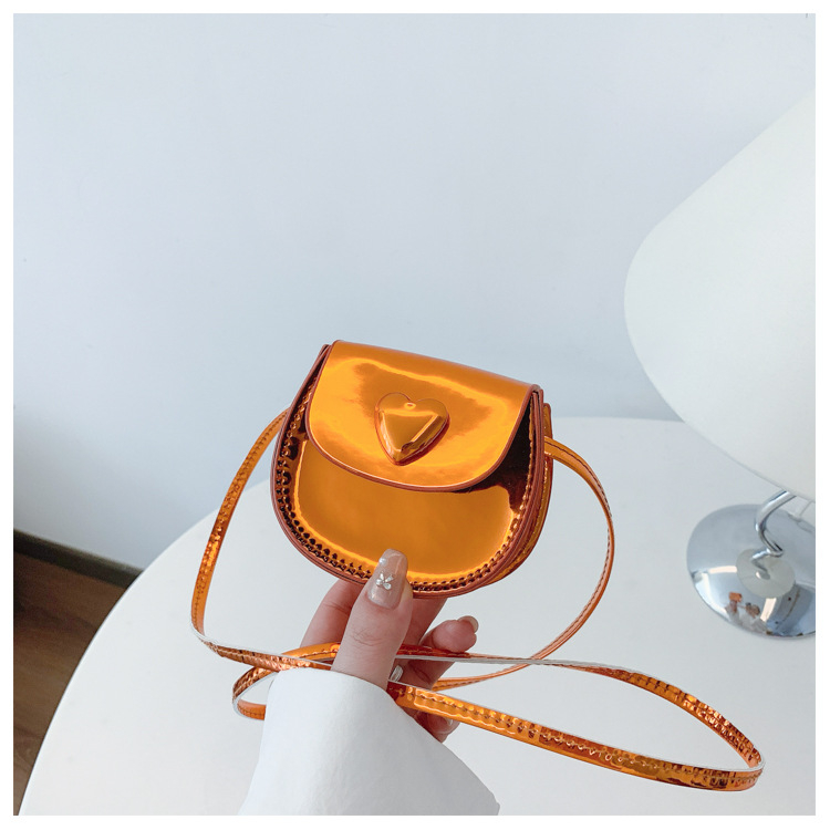 Детска чанта мини седло от PU кожа, за момичета, ежедневна употреба, издръжлива и лека, подплата от синтетична кожа, стил свеж и сладък