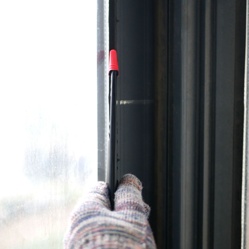 Стъклен уплътнителен шпакел, комплект от 10 части, 9-в-1 глави за фугиране на врати и прозорци